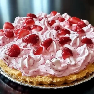 Strawberry Icebox Pie