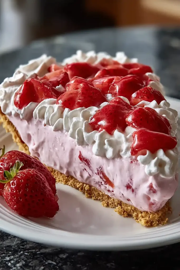 Strawberry Icebox Pie
