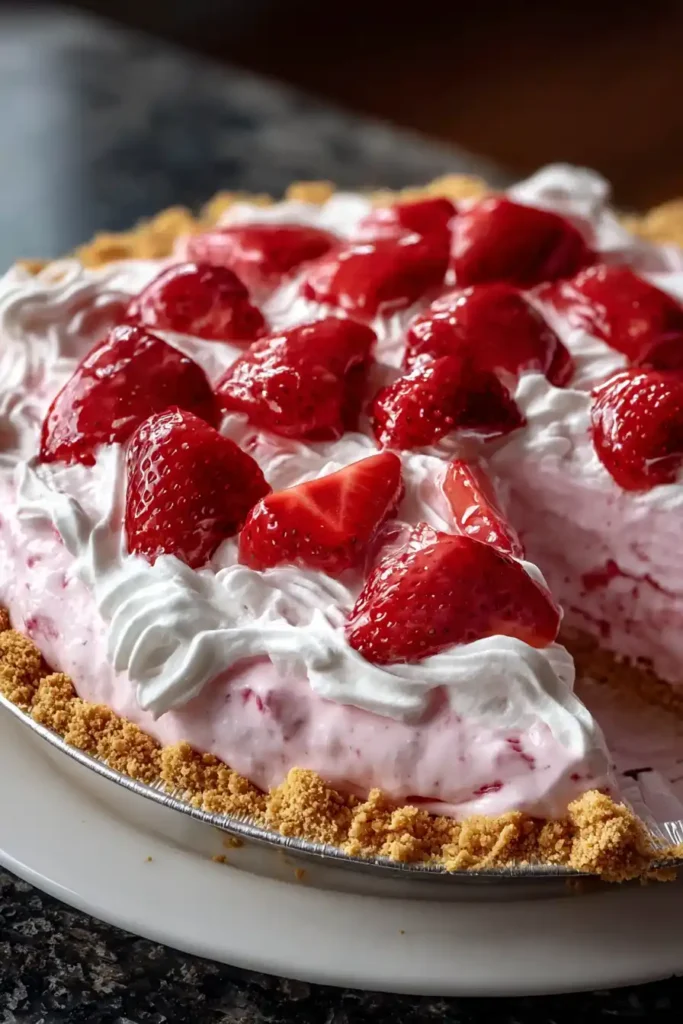 Strawberry Icebox Pie
