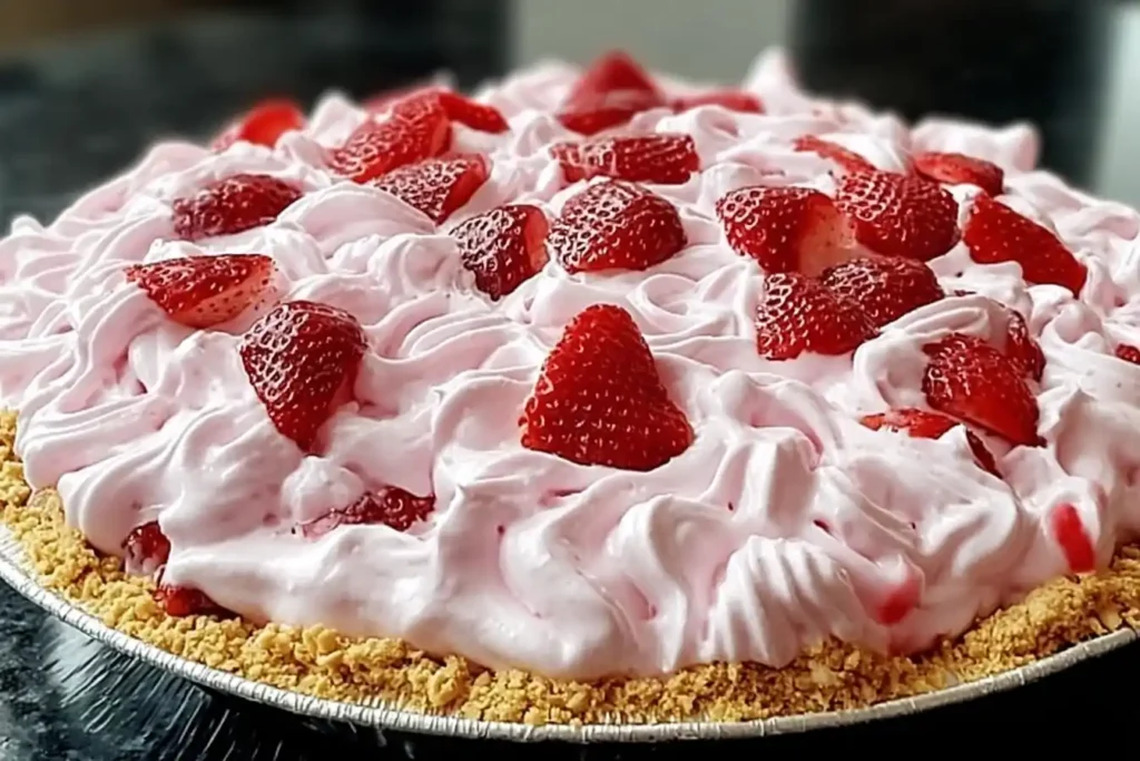 Strawberry Icebox Pie