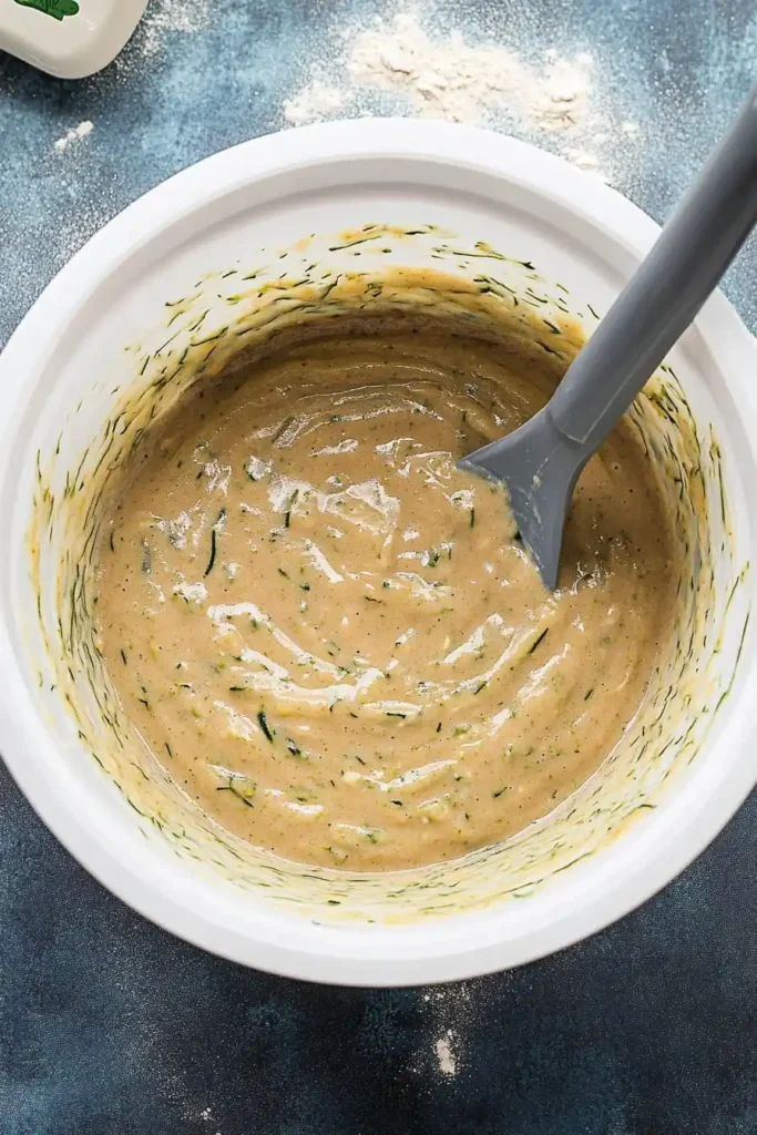 Zucchini Bread batter