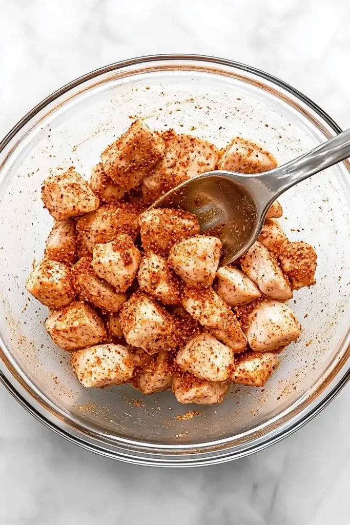 seasoned chicken with cajun seasoning