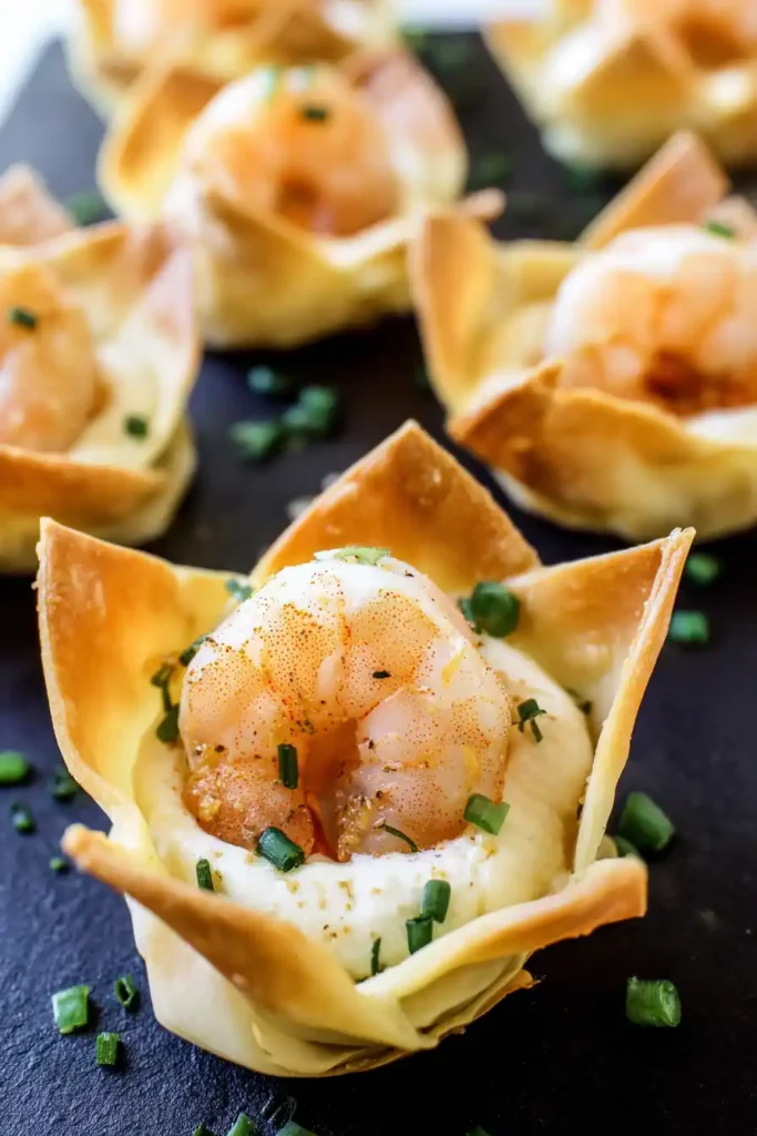 Baked Shrimp Wontons