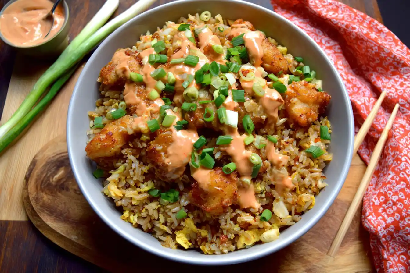 Bang Bang Chicken Fried Rice