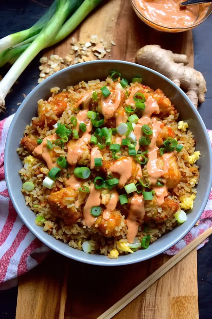 Bang Bang Chicken Fried Rice