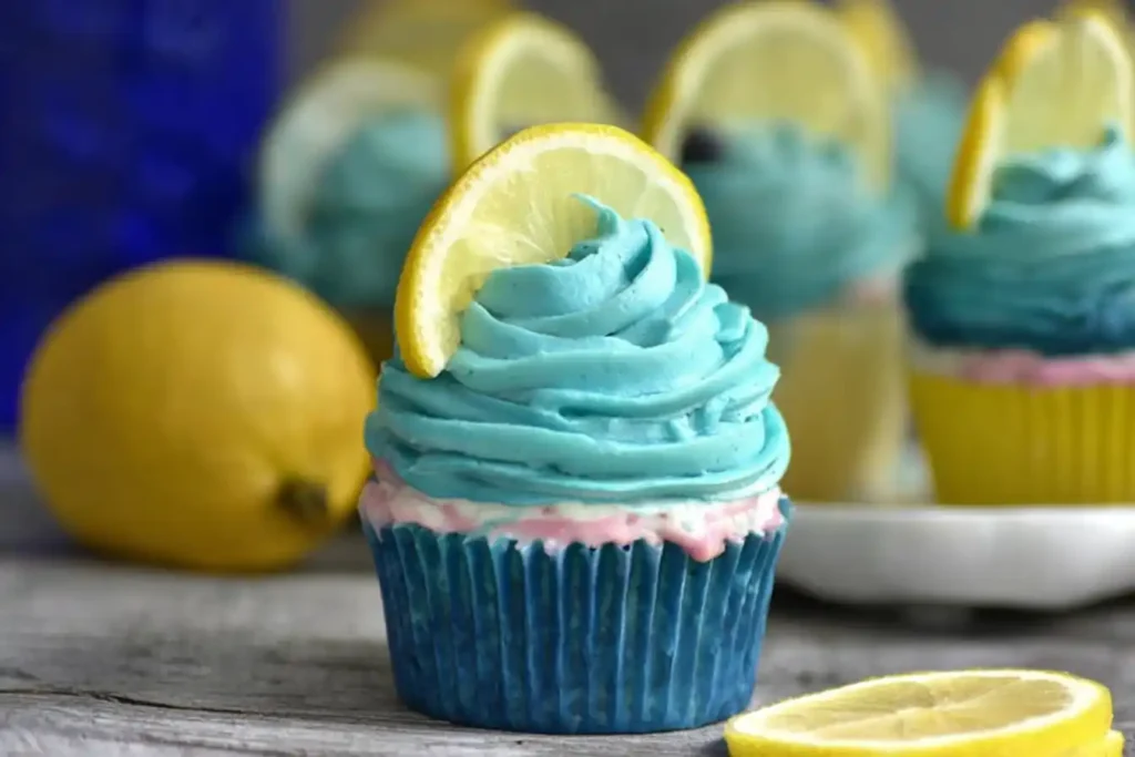 Blueberry Lemonade Cupcakes