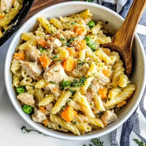 Chicken Pot Pie Pasta