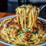 Creamy Cajun Chicken Spaghetti with Garlic Mozzarella Sauce