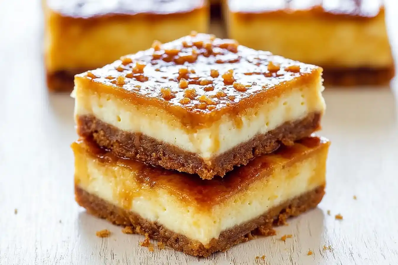 Crème Brûlée Cheesecake Bars