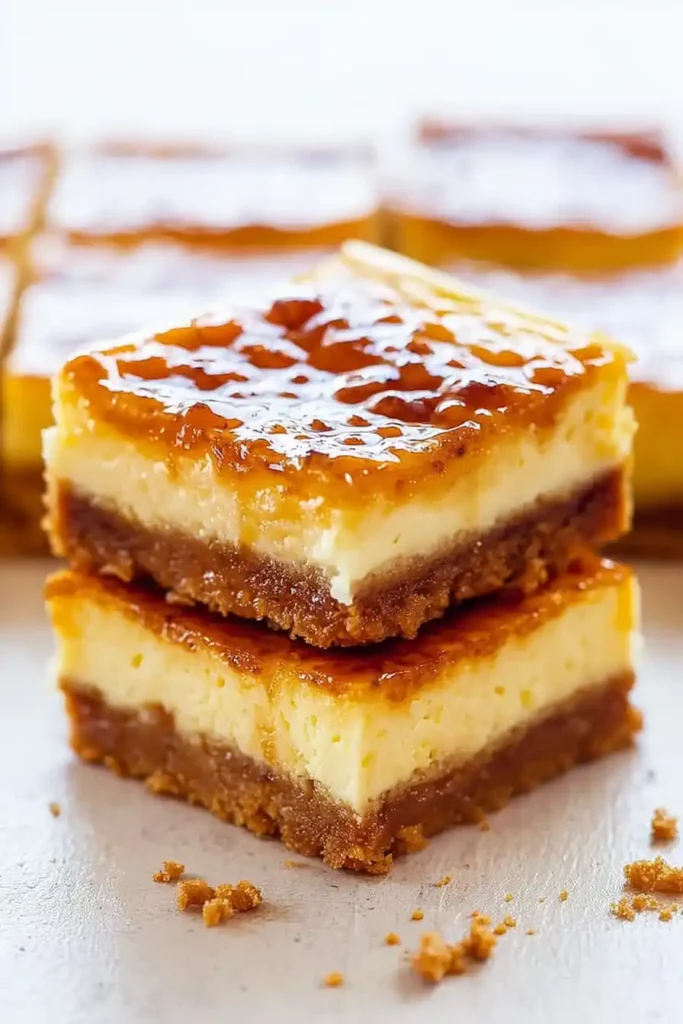 Crème Brûlée Cheesecake Bars