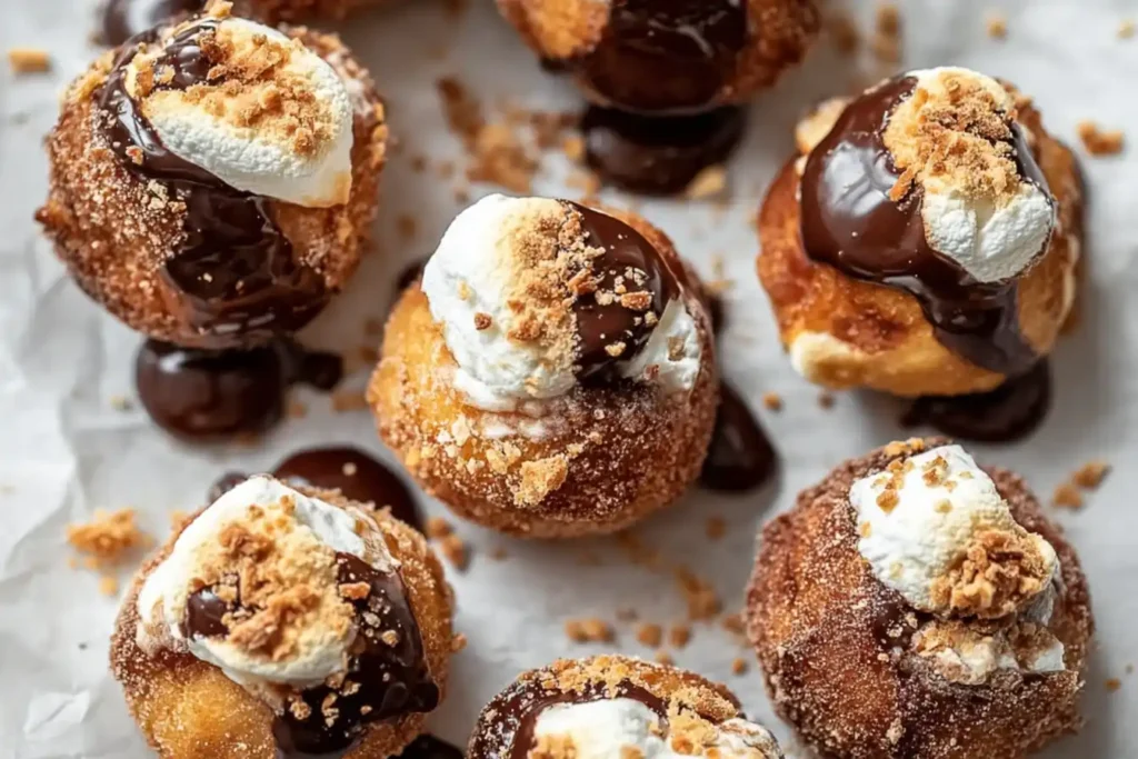 Fried Smores Bombs