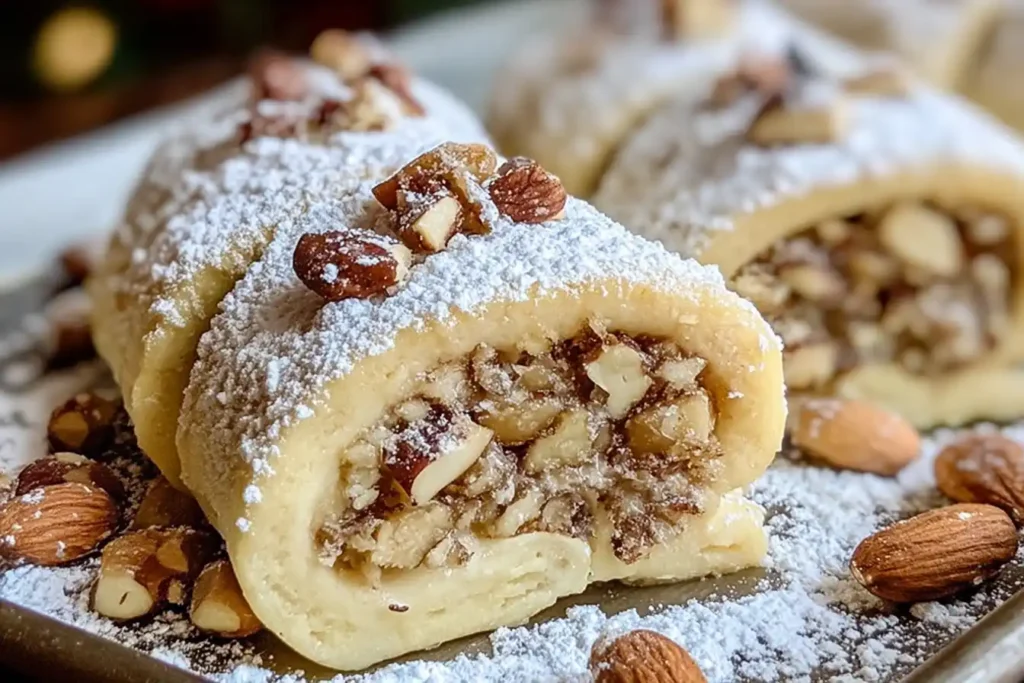 Italian Nut Roll Cookies