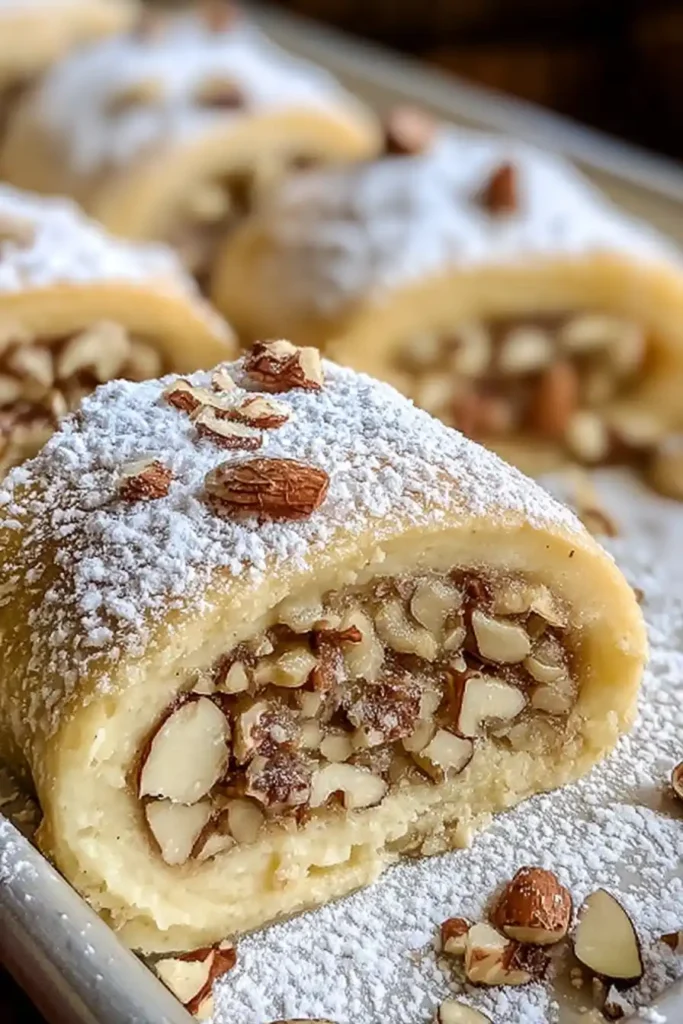Italian Nut Roll Cookies