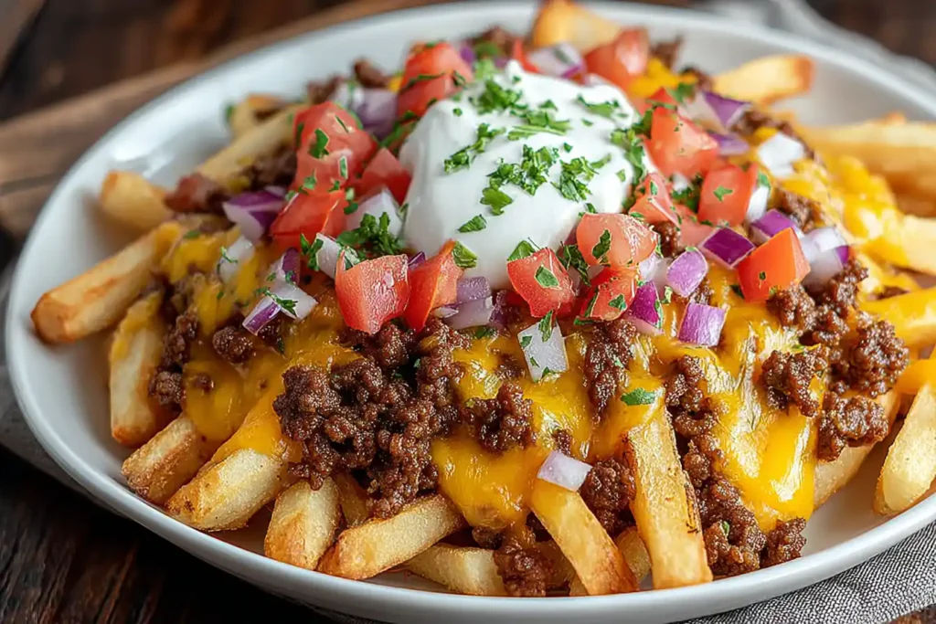 Loaded Cheese Fries Beef