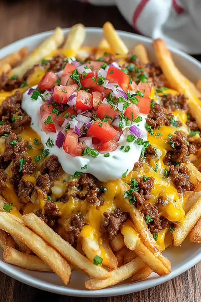 Loaded Cheese Fries Beef