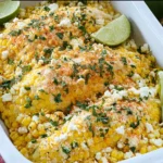 Mexican Street Corn Baked Chicken