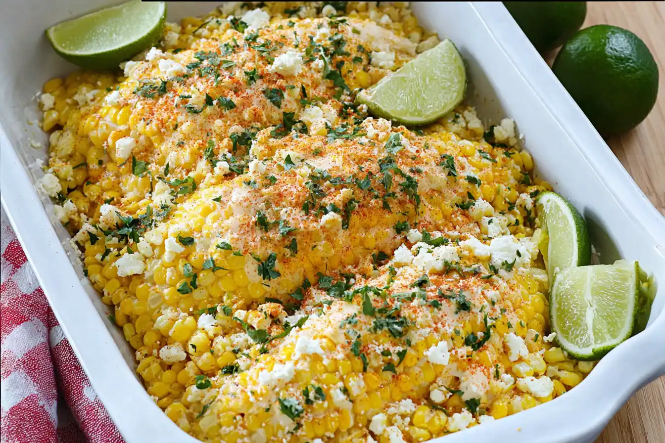 Mexican Street Corn Baked Chicken