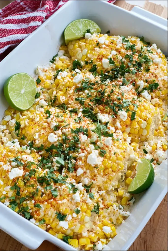 Mexican Street Corn Baked Chicken