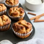 Pumpkin Cinnamon Roll Muffins