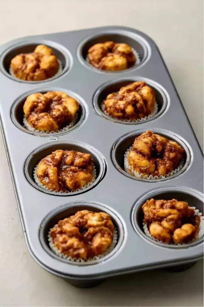Pumpkin Cinnamon Roll Muffins