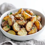 Roasted Garlic Butter Parmesan Potatoes