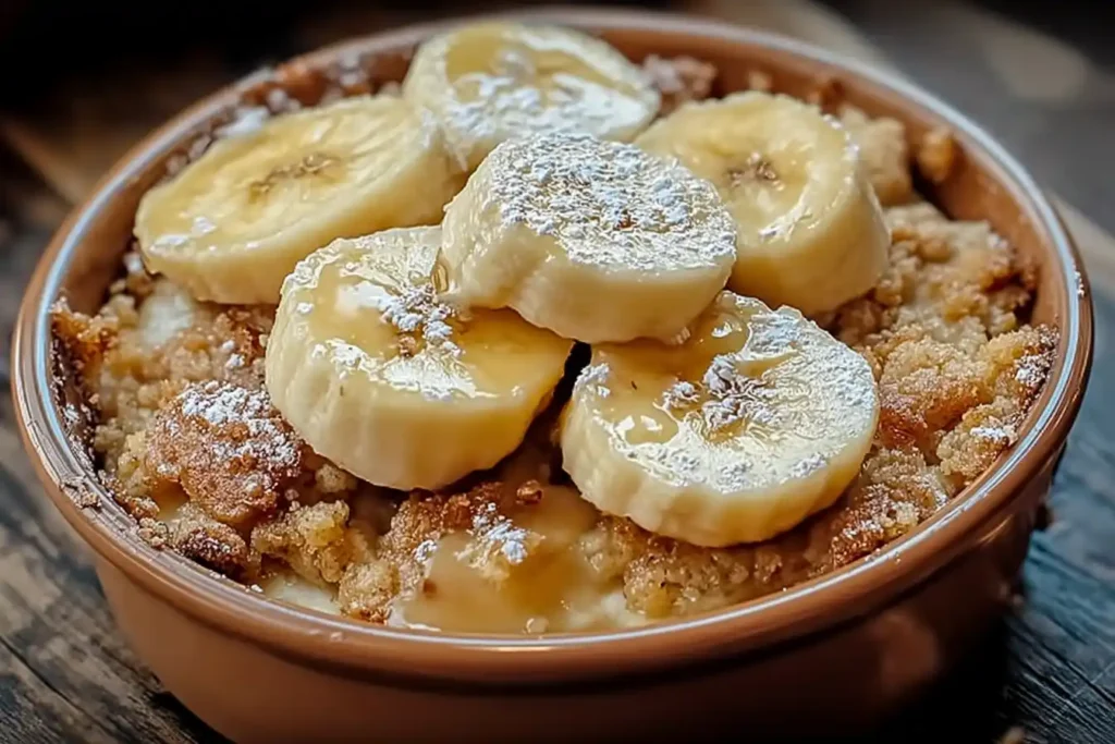 Southern Banana Cobbler