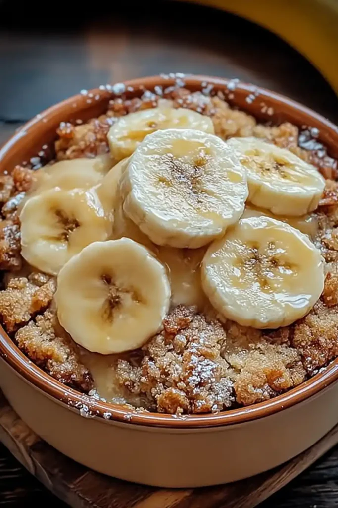 Southern Banana Cobbler