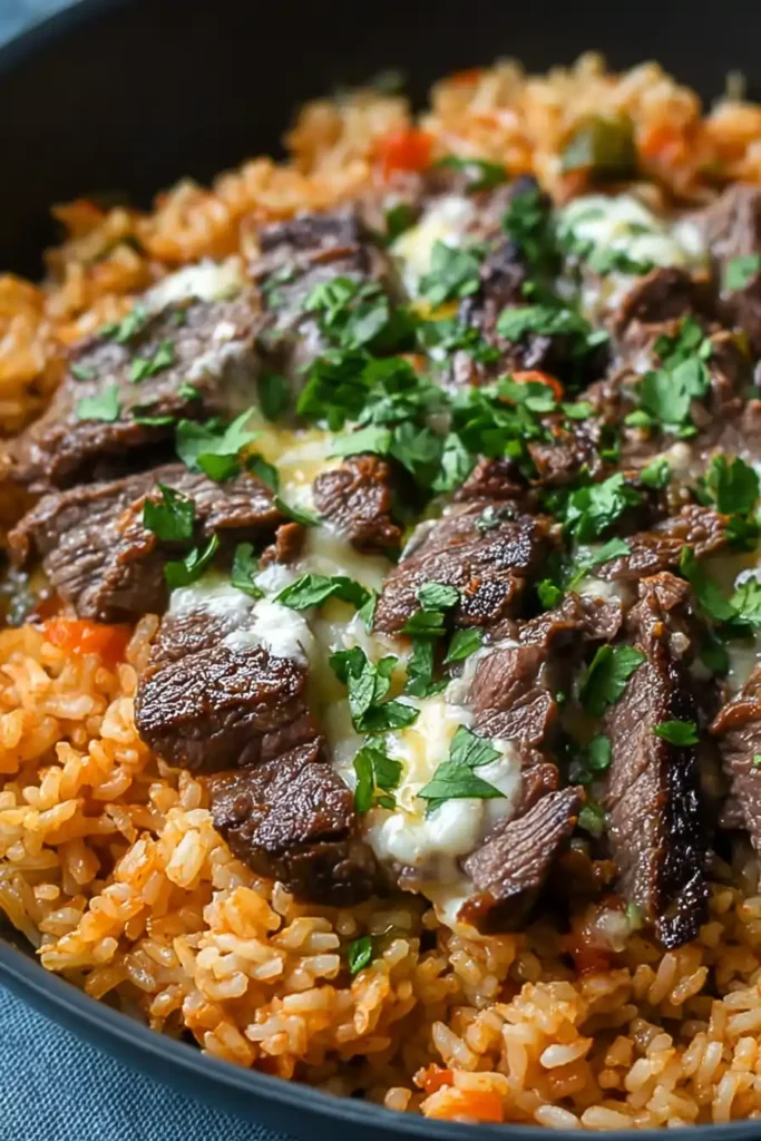 Steak & Queso Rice
