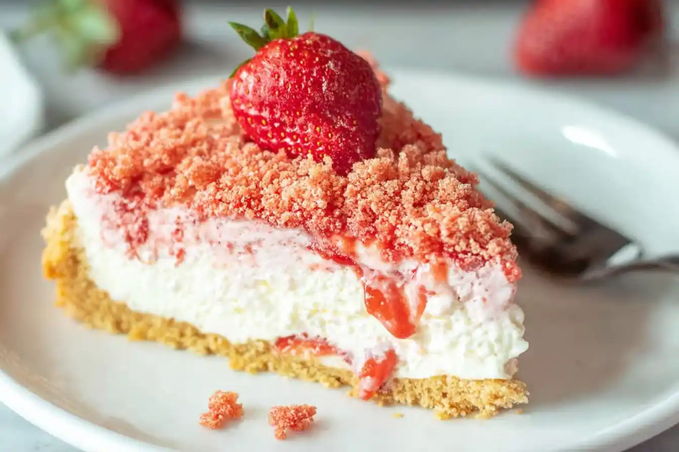 Strawberry Crunch Cheesecake