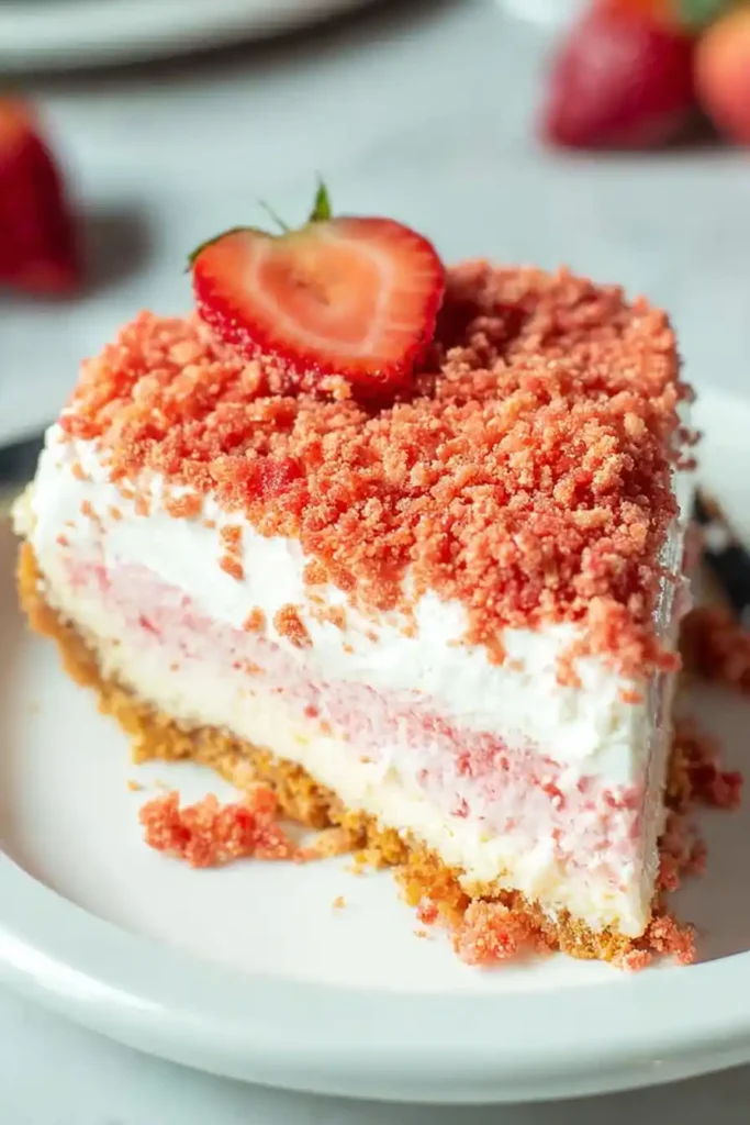 Strawberry Crunch Cheesecake