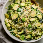 shaved brussel sprout salad