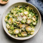 shaved brussel sprout salad