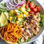 15 minute Hawaiian Chicken Salad Bowl
