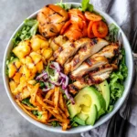 15 minute Hawaiian Chicken Salad Bowl