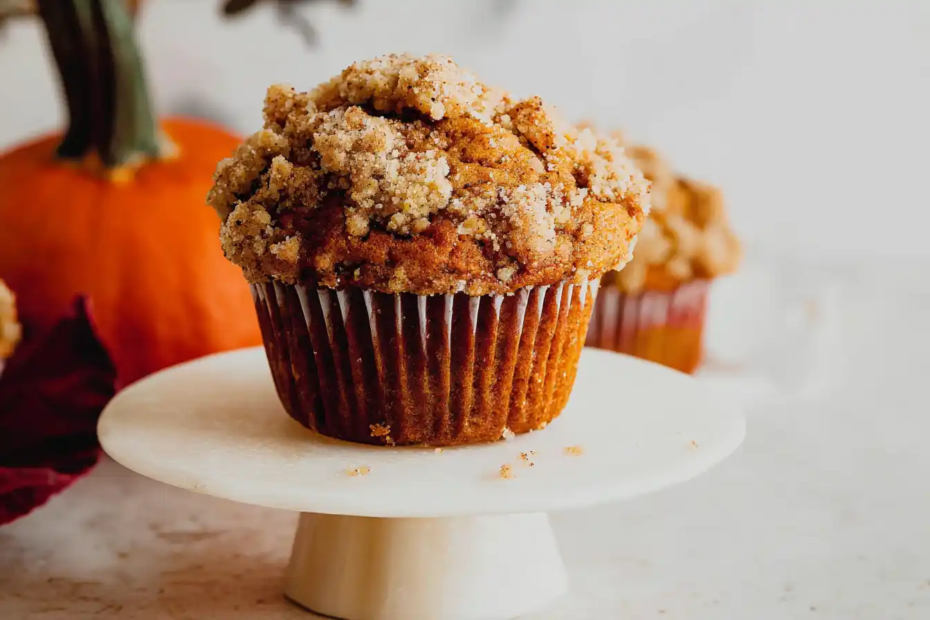 Apple Pumpkin Streusel Muffins