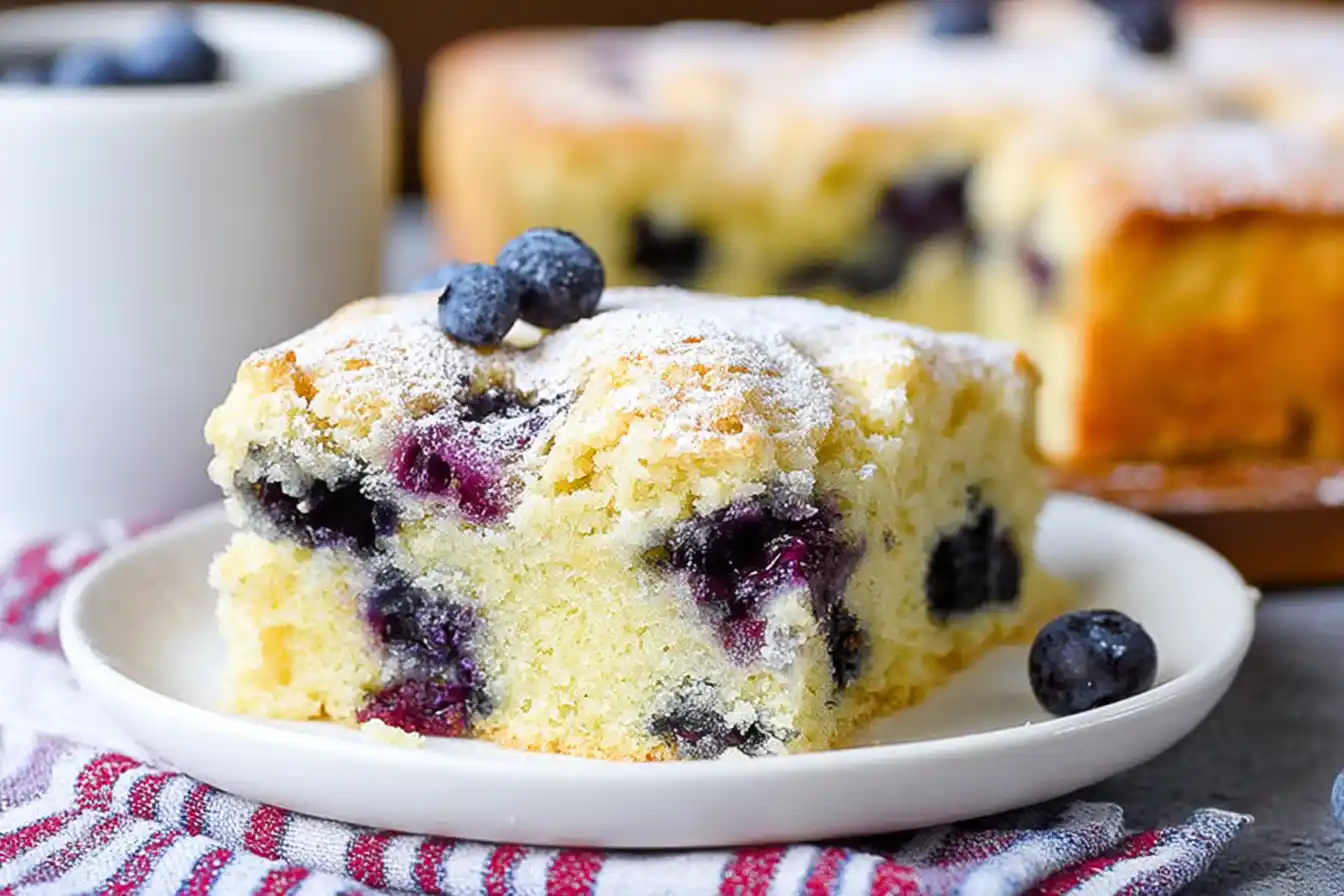 Blueberry Buttermilk Breakfast Cake