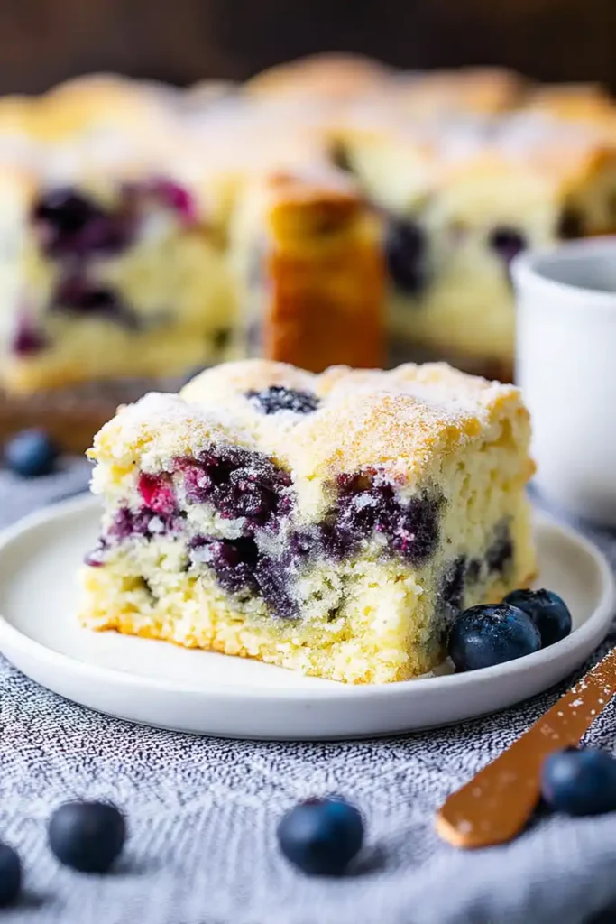 Blueberry Buttermilk Breakfast Cake