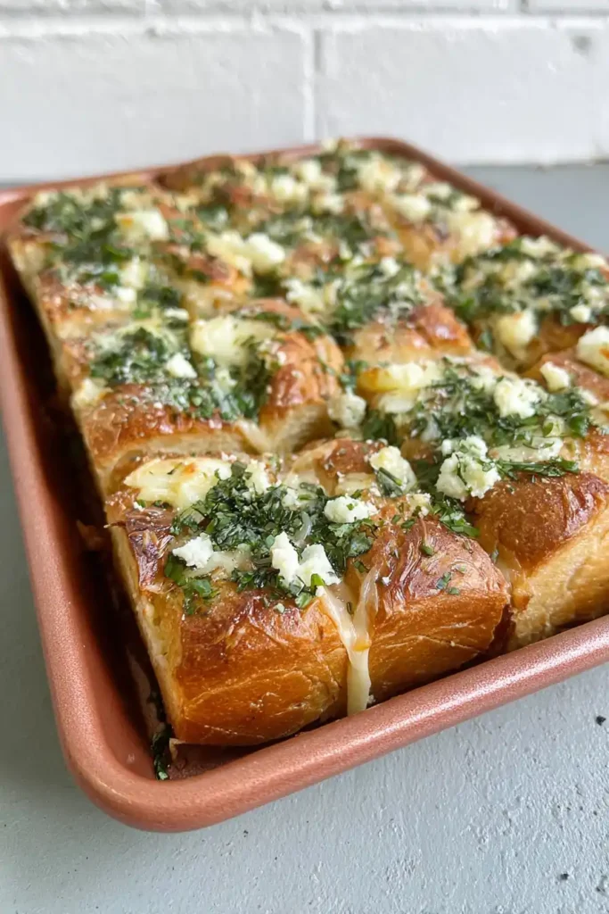 Cheesy Hawaiian Garlic Bread