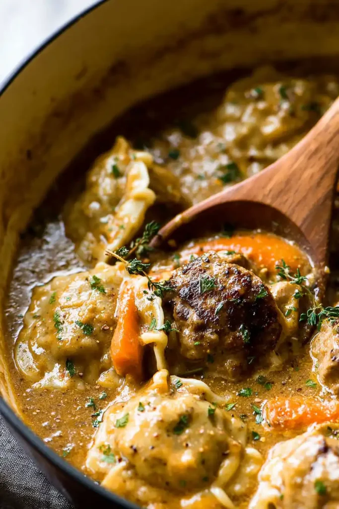 Chicken and Pumpkin Dumplings