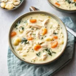 Creamy Crockpot Chicken Gnocchi Soup