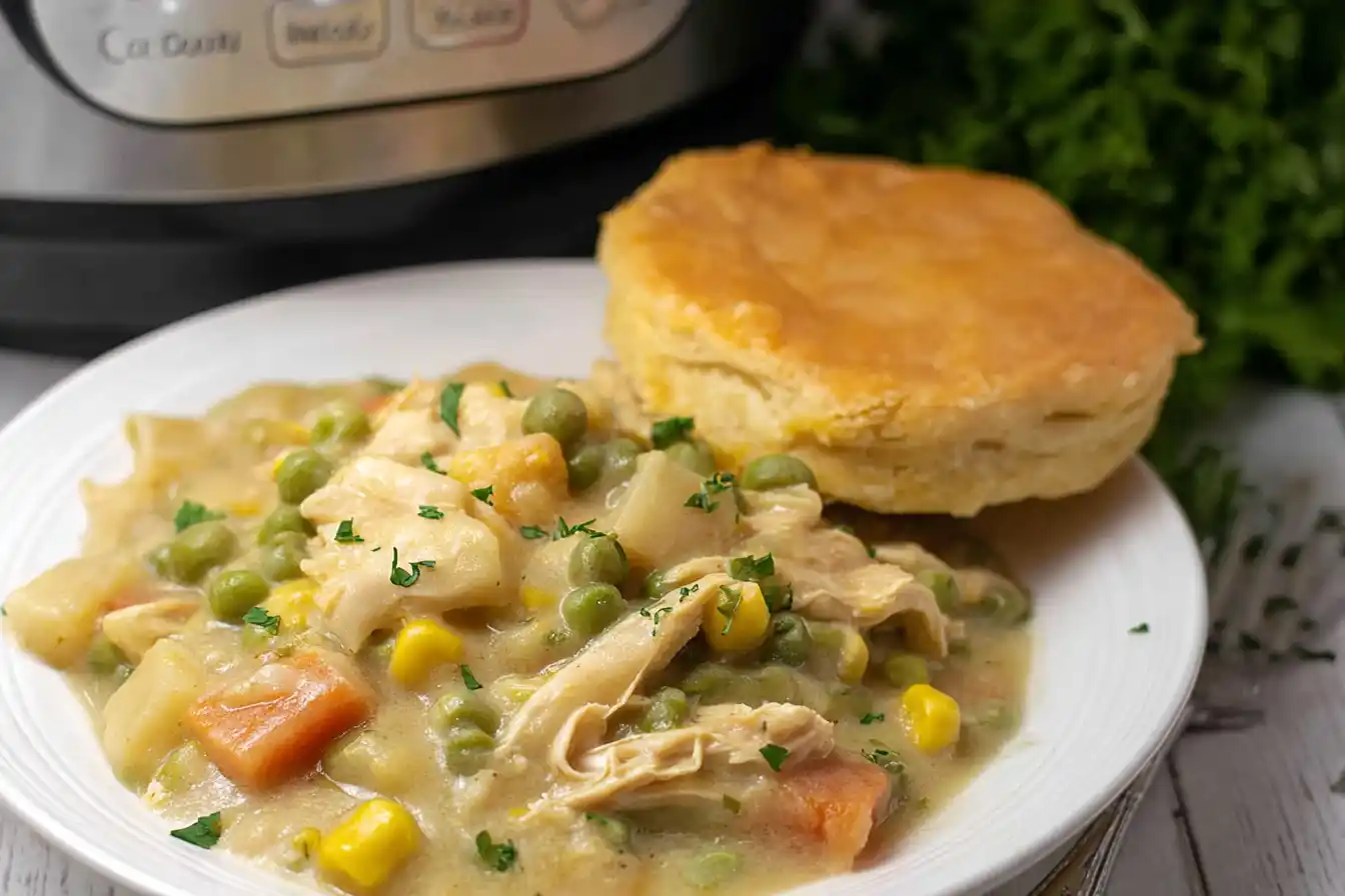 Crock Pot Chicken Pot Pie