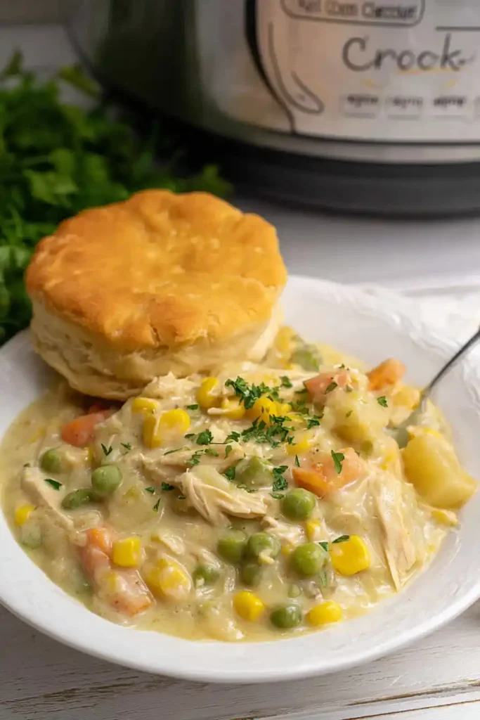 Crock Pot Chicken Pot Pie