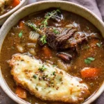 French Onion Beef Short Rib Soup
