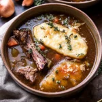 French Onion Beef Short Rib Soup