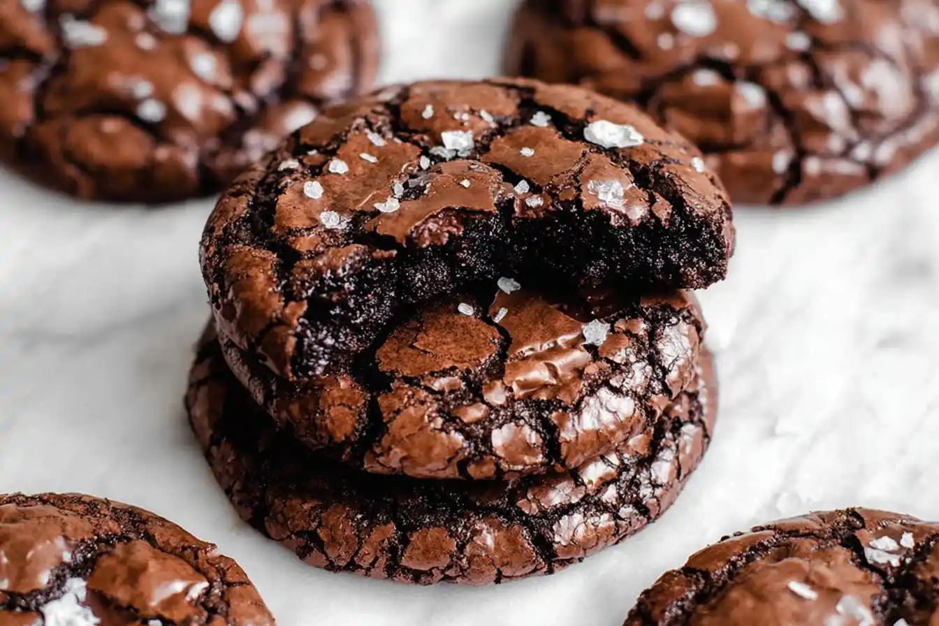 Fudgy Chewy Brownie cookies