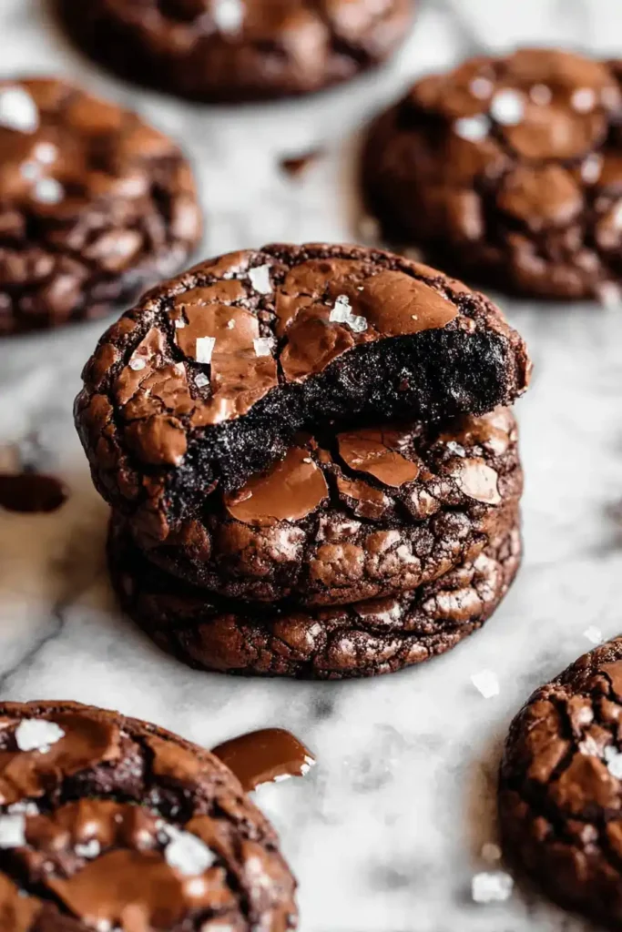 Fudgy Chewy Brownie cookies