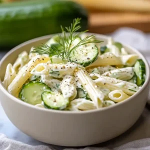 Healthy Cucumber Pasta Salad