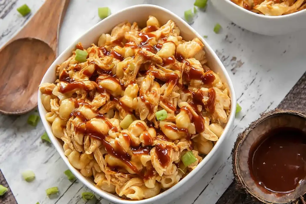 Instant Pot BBQ Chicken Mac and Cheese