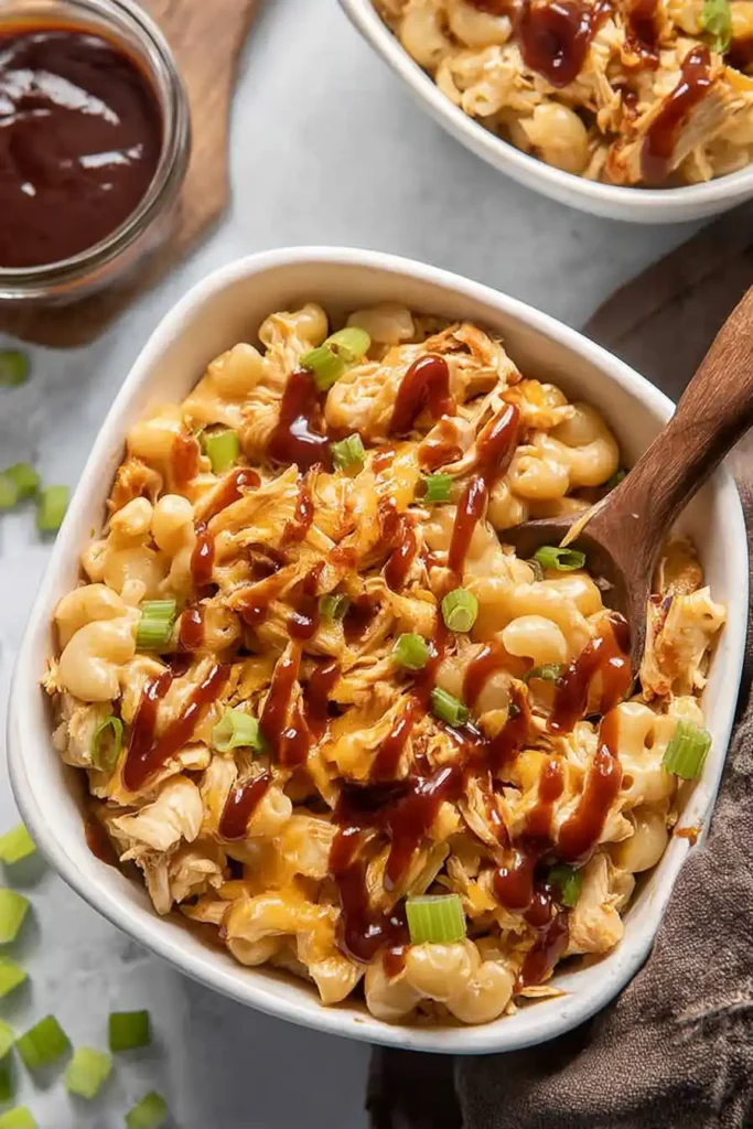 Instant Pot BBQ Chicken Mac and Cheese