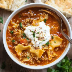 Lasagna Soup